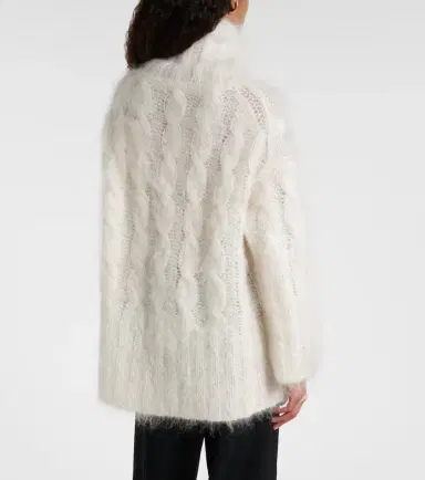 Joseph Fortin cable-knit mohair-blend sweater | Thumbnail 4 Joseph Fortin cable-knit mohair-blend sweater | Thumbnail 4