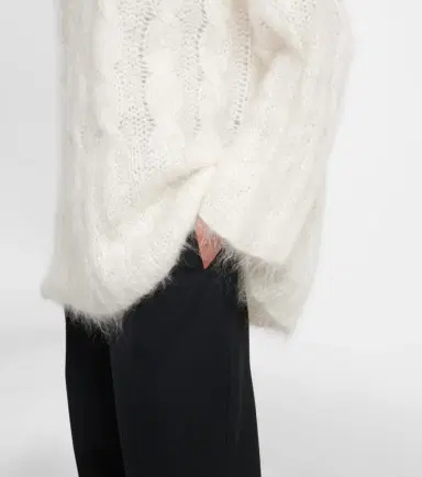 Joseph Fortin cable-knit mohair-blend sweater | Thumbnail 5 Joseph Fortin cable-knit mohair-blend sweater | Thumbnail 5