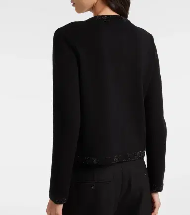 Tory Burch Embellished wool-blend cardigan | Thumbnail 4 Tory Burch Embellished wool-blend cardigan | Thumbnail 4