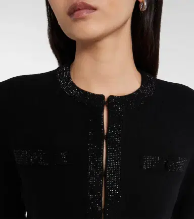 Tory Burch Embellished wool-blend cardigan | Thumbnail 5 Tory Burch Embellished wool-blend cardigan | Thumbnail 5