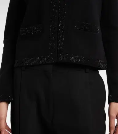Tory Burch Embellished wool-blend cardigan | Thumbnail 6 Tory Burch Embellished wool-blend cardigan | Thumbnail 6