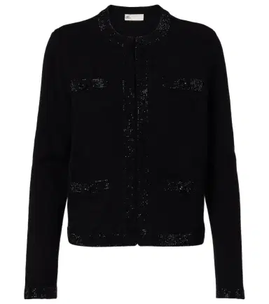 Tory Burch Embellished wool-blend cardigan | Thumbnail 1 Tory Burch Embellished wool-blend cardigan | Thumbnail 1