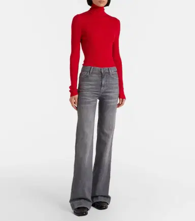 7 For All Mankind Modern Dojo high-rise flared jeans | Thumbnail 2 7 For All Mankind Modern Dojo high-rise flared jeans | Thumbnail 2