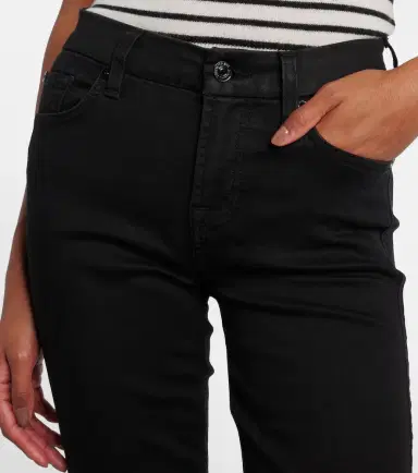 7 For All Mankind Kimmie Straight mid-rise slim jeans | Thumbnail 3 7 For All Mankind Kimmie Straight mid-rise slim jeans | Thumbnail 3