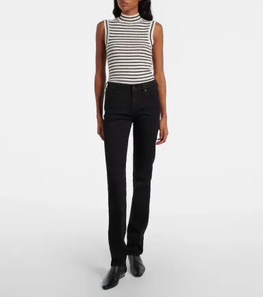 7 For All Mankind Kimmie Straight mid-rise slim jeans | Thumbnail 6 7 For All Mankind Kimmie Straight mid-rise slim jeans | Thumbnail 6