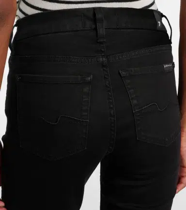 7 For All Mankind Kimmie Straight mid-rise slim jeans | Thumbnail 7 7 For All Mankind Kimmie Straight mid-rise slim jeans | Thumbnail 7