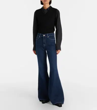 7 For All Mankind High-waisted flared jeans | Thumbnail 2 7 For All Mankind High-waisted flared jeans | Thumbnail 2