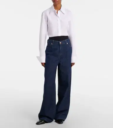 7 For All Mankind Layered wide-leg jeans | Thumbnail 2 7 For All Mankind Layered wide-leg jeans | Thumbnail 2