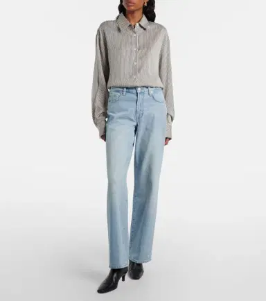 7 For All Mankind Stovepipe Straight mid-rise straight jeans | Thumbnail 5 7 For All Mankind Stovepipe Straight mid-rise straight jeans | Thumbnail 5