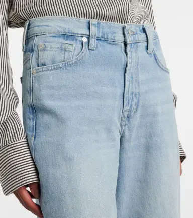7 For All Mankind Stovepipe Straight mid-rise straight jeans | Thumbnail 6 7 For All Mankind Stovepipe Straight mid-rise straight jeans | Thumbnail 6