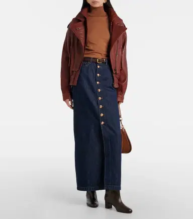 7 For All Mankind Denim maxi skirt | Thumbnail 2 7 For All Mankind Denim maxi skirt | Thumbnail 2