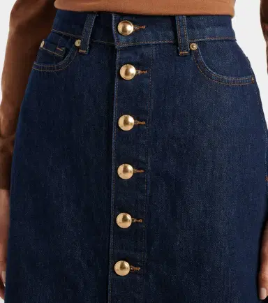 7 For All Mankind Denim maxi skirt | Thumbnail 3 7 For All Mankind Denim maxi skirt | Thumbnail 3