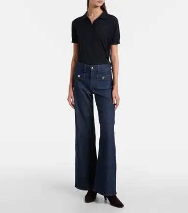 7 For All Mankind Lotta Tailorless mid-rise wide-leg jeans | Thumbnail 5 7 For All Mankind Lotta Tailorless mid-rise wide-leg jeans | Thumbnail 5