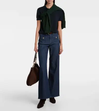 7 For All Mankind Lotta Tailorless mid-rise wide-leg jeans | Thumbnail 6 7 For All Mankind Lotta Tailorless mid-rise wide-leg jeans | Thumbnail 6