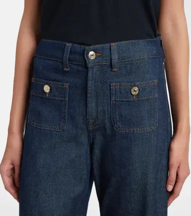 7 For All Mankind Lotta Tailorless mid-rise wide-leg jeans | Thumbnail 7 7 For All Mankind Lotta Tailorless mid-rise wide-leg jeans | Thumbnail 7