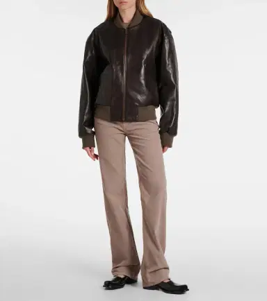 The Row Morisel leather bomber jacket | Thumbnail 2 The Row Morisel leather bomber jacket | Thumbnail 2