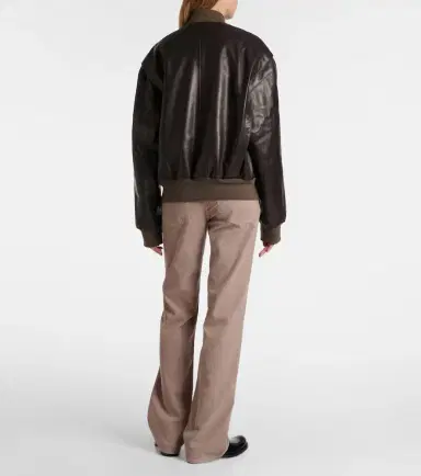 The Row Morisel leather bomber jacket | Thumbnail 3 The Row Morisel leather bomber jacket | Thumbnail 3
