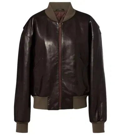 The Row Morisel leather bomber jacket | Thumbnail 1 The Row Morisel leather bomber jacket | Thumbnail 1