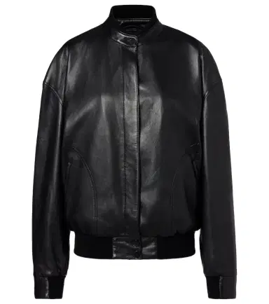 The Row Eleonora leather bomber jacket | Thumbnail 1 The Row Eleonora leather bomber jacket | Thumbnail 1