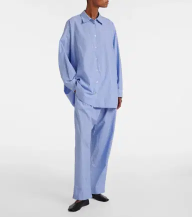The Row Orien striped cotton wide-leg pants | Thumbnail 5 The Row Orien striped cotton wide-leg pants | Thumbnail 5