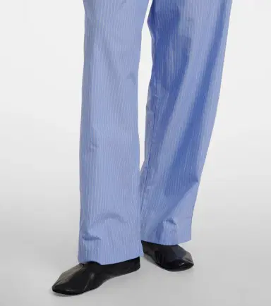 The Row Orien striped cotton wide-leg pants | Thumbnail 7 The Row Orien striped cotton wide-leg pants | Thumbnail 7