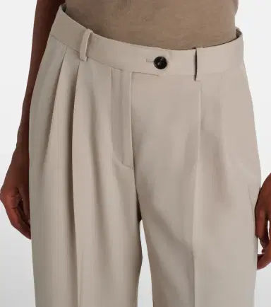 The Row Virgil wool gabardine straight pants | Thumbnail 3 The Row Virgil wool gabardine straight pants | Thumbnail 3