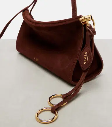 Alaïa Alaïa Le Click suede shoulder bag | Thumbnail 2 Alaïa Alaïa Le Click suede shoulder bag | Thumbnail 2