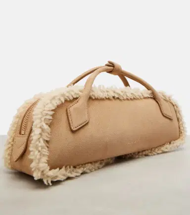 Alaïa Alaïa Le Teckel Small suede clutch | Thumbnail 3 Alaïa Alaïa Le Teckel Small suede clutch | Thumbnail 3