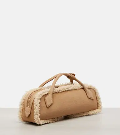 Alaïa Alaïa Le Teckel Small suede clutch | Thumbnail 4 Alaïa Alaïa Le Teckel Small suede clutch | Thumbnail 4