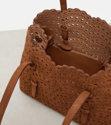 Alaïa Alaïa Mina 25 Vienne Wave leather tote bag | Thumbnail 4 Alaïa Alaïa Mina 25 Vienne Wave leather tote bag | Thumbnail 4