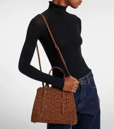 Alaïa Alaïa Mina 25 Vienne Wave leather tote bag | Thumbnail 6 Alaïa Alaïa Mina 25 Vienne Wave leather tote bag | Thumbnail 6