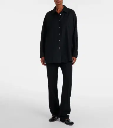 The Row Luka virgin wool flannel shirt | Thumbnail 5 The Row Luka virgin wool flannel shirt | Thumbnail 5