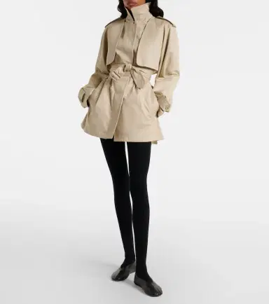 The Row Tavoris belted cotton gabardine jacket | Thumbnail 4 The Row Tavoris belted cotton gabardine jacket | Thumbnail 4