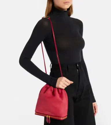 Alaïa Alaïa Le Pochon suede bucket bag | Thumbnail 5 Alaïa Alaïa Le Pochon suede bucket bag | Thumbnail 5