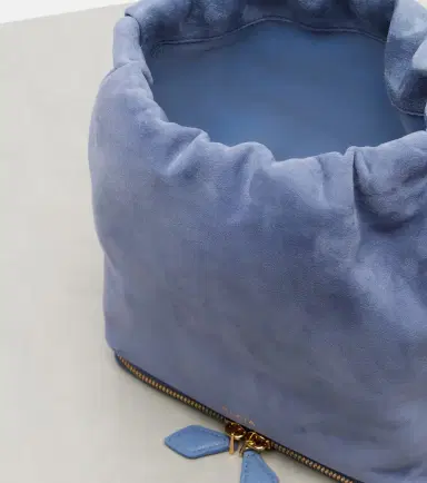 Alaïa Alaïa Le Pochon suede bucket bag | Thumbnail 4 Alaïa Alaïa Le Pochon suede bucket bag | Thumbnail 4