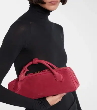 Alaïa Alaïa Le Teckel Small suede clutch | Thumbnail 5 Alaïa Alaïa Le Teckel Small suede clutch | Thumbnail 5