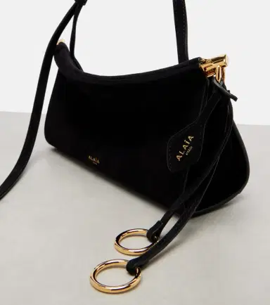 Alaïa Alaïa Le Click suede shoulder bag | Thumbnail 3 Alaïa Alaïa Le Click suede shoulder bag | Thumbnail 3