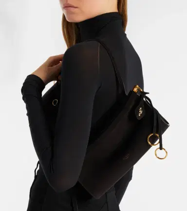 Alaïa Alaïa Le Click suede shoulder bag | Thumbnail 5 Alaïa Alaïa Le Click suede shoulder bag | Thumbnail 5