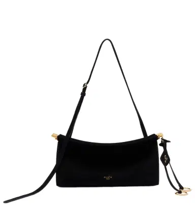 Alaïa Alaïa Le Click suede shoulder bag | Thumbnail 1 Alaïa Alaïa Le Click suede shoulder bag | Thumbnail 1