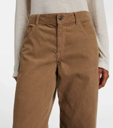 The Row Eglitta low-rise corduroy wide-leg pants | Thumbnail 4 The Row Eglitta low-rise corduroy wide-leg pants | Thumbnail 4