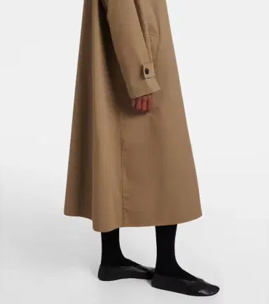 The Row Lolana cotton gabardine coat | Thumbnail 4 The Row Lolana cotton gabardine coat | Thumbnail 4