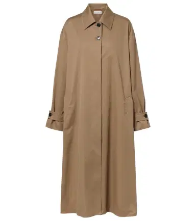 The Row Lolana cotton gabardine coat | Thumbnail 1 The Row Lolana cotton gabardine coat | Thumbnail 1