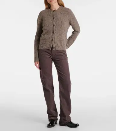 The Row Carlyl mid-rise corduroy straight pants | Thumbnail 3 The Row Carlyl mid-rise corduroy straight pants | Thumbnail 3