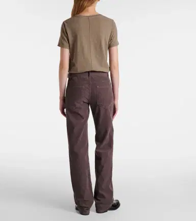 The Row Carlyl mid-rise corduroy straight pants | Thumbnail 5 The Row Carlyl mid-rise corduroy straight pants | Thumbnail 5