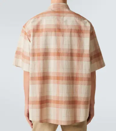 Calvin Klein Collection Tommy checked oversized cotton bowling shirt | Thumbnail 2 Calvin Klein Collection Tommy checked oversized cotton bowling shirt | Thumbnail 2