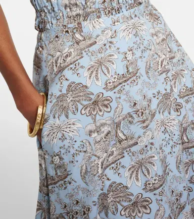 Staud Floral cotton midi skirt | Thumbnail 6 Staud Floral cotton midi skirt | Thumbnail 6
