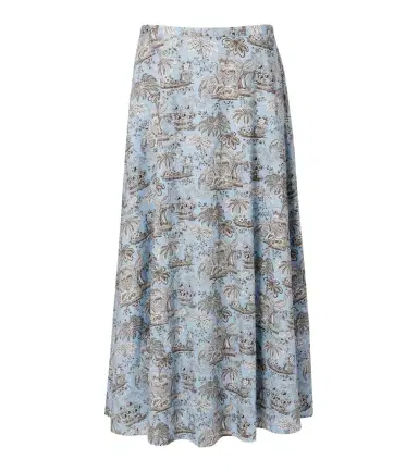 Staud Floral cotton midi skirt | Thumbnail 1 Staud Floral cotton midi skirt | Thumbnail 1