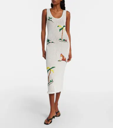 Staud Luma embroidered cotton beach cover-up | Thumbnail 3 Staud Luma embroidered cotton beach cover-up | Thumbnail 3
