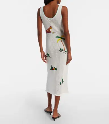 Staud Luma embroidered cotton beach cover-up | Thumbnail 4 Staud Luma embroidered cotton beach cover-up | Thumbnail 4