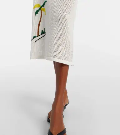 Staud Luma embroidered cotton beach cover-up | Thumbnail 5 Staud Luma embroidered cotton beach cover-up | Thumbnail 5